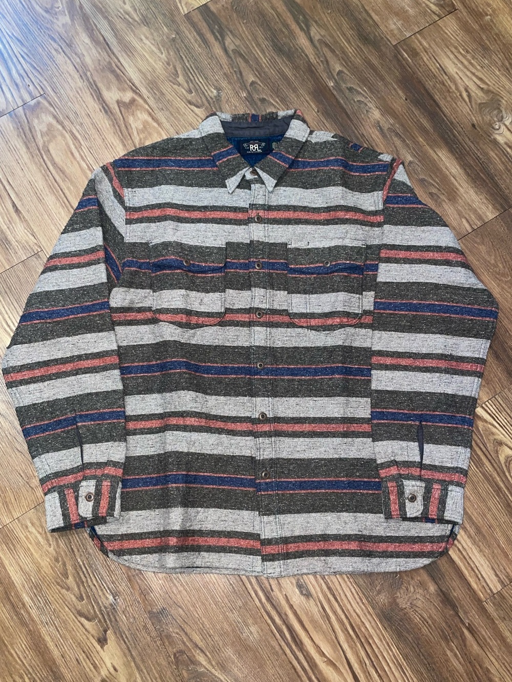 RRL Sand Jacquard Shirt Jacket